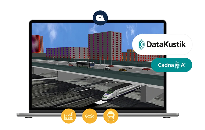 Cadnaa Simulation Example Noise Prediction Software | Campbell Associates