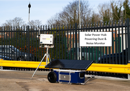 Campbell Associates Solar Power Hub with SiteSens Dust Monitor